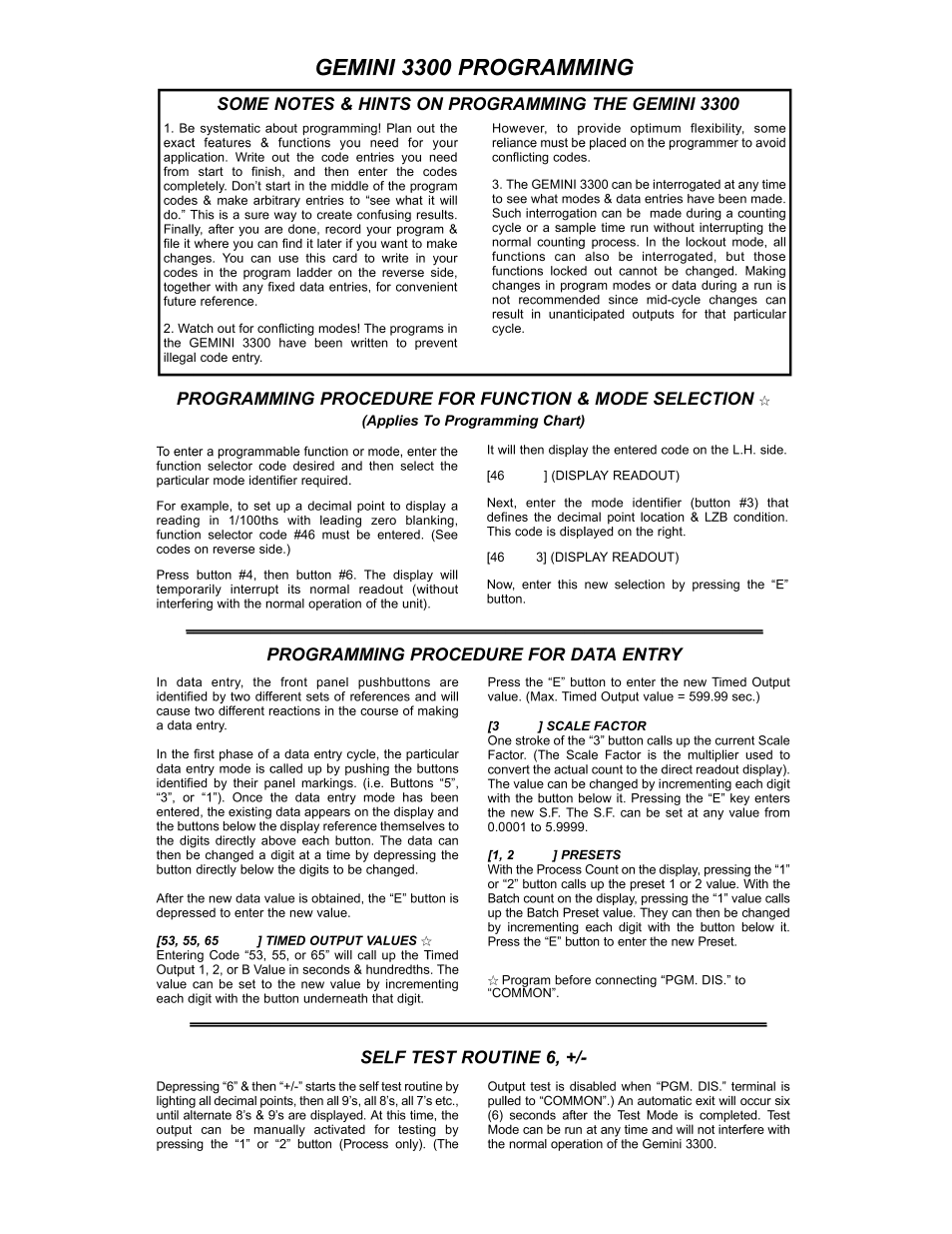 Red Lion GEMINI 33 User Manual | Page 7 / 8