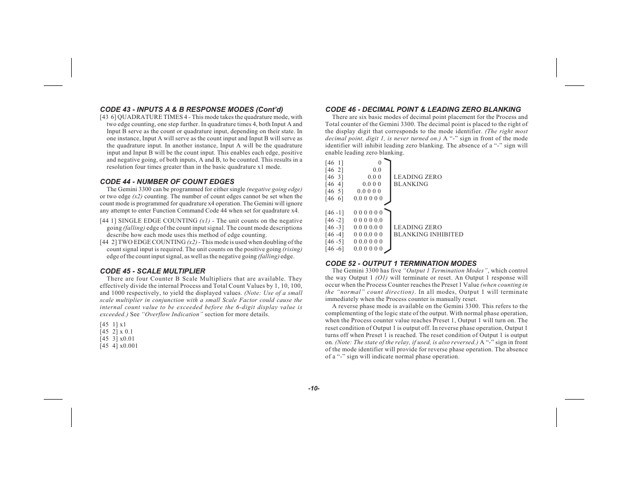 Red Lion GEMINI 33 User Manual | Page 12 / 52