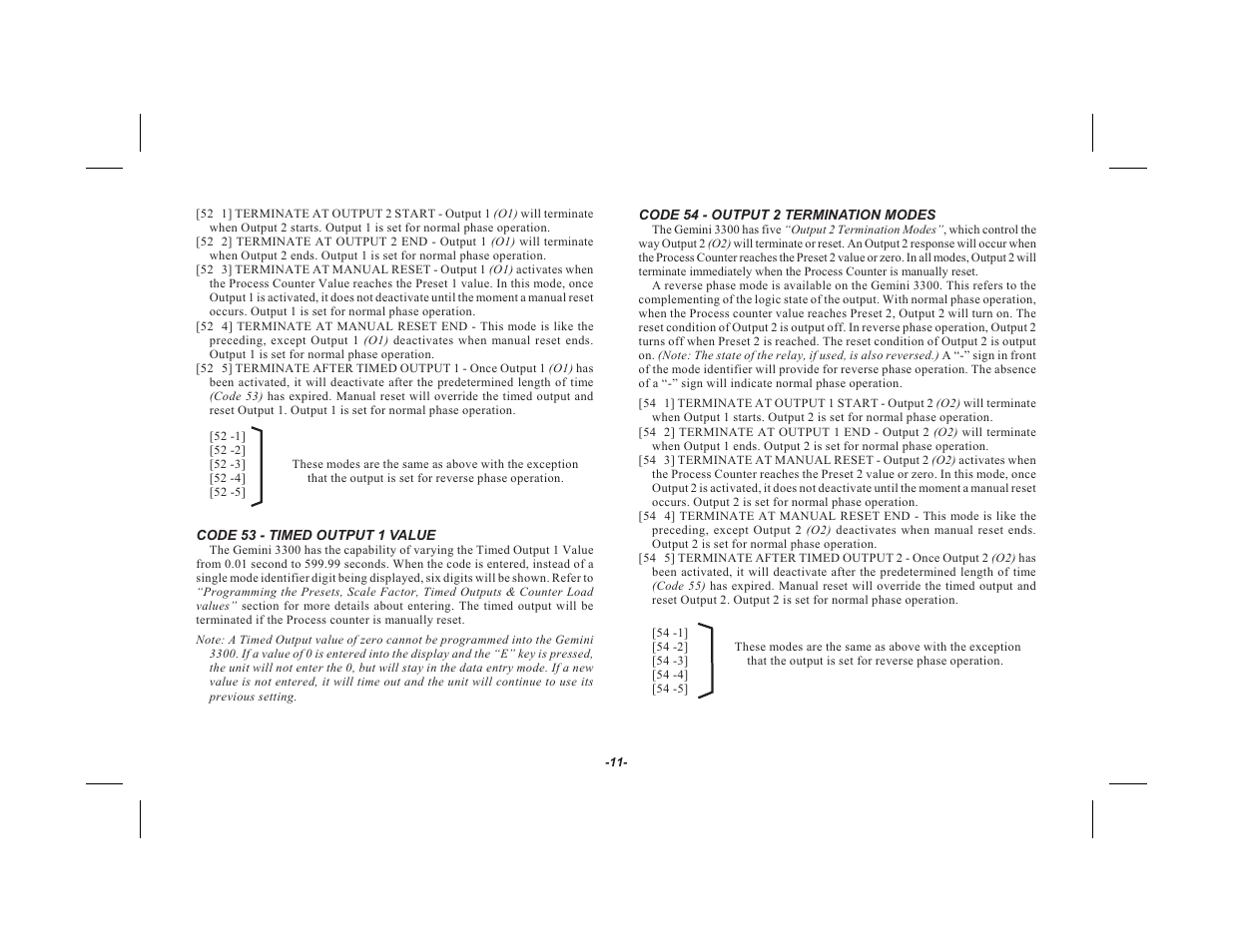 Red Lion GEMINI 33 User Manual | Page 13 / 52