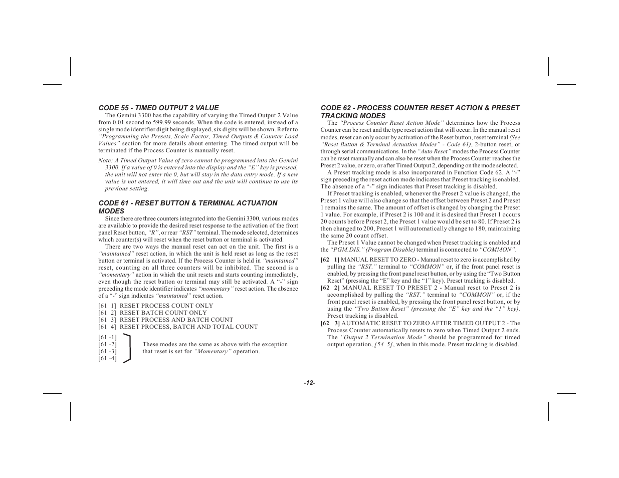 Red Lion GEMINI 33 User Manual | Page 14 / 52