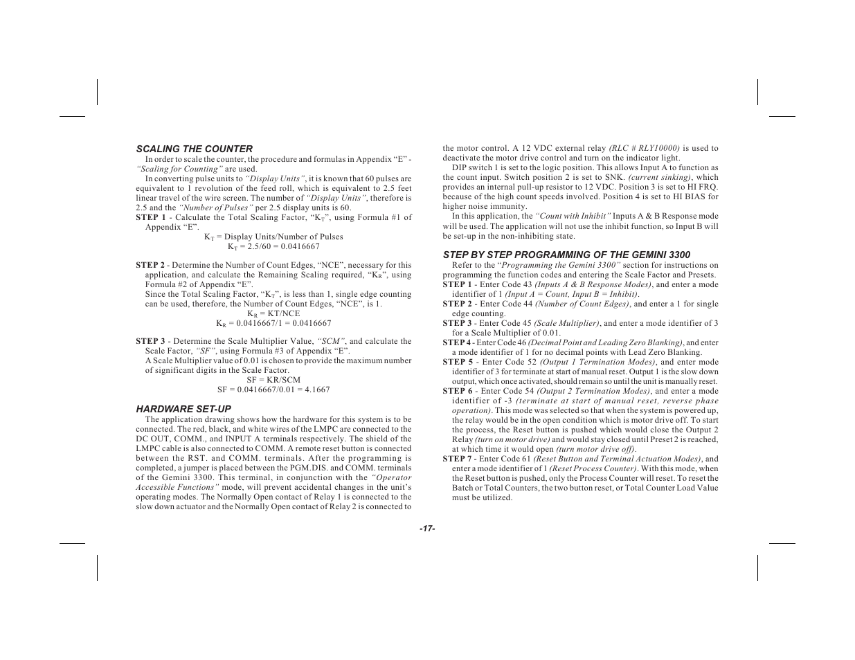 Red Lion GEMINI 33 User Manual | Page 19 / 52