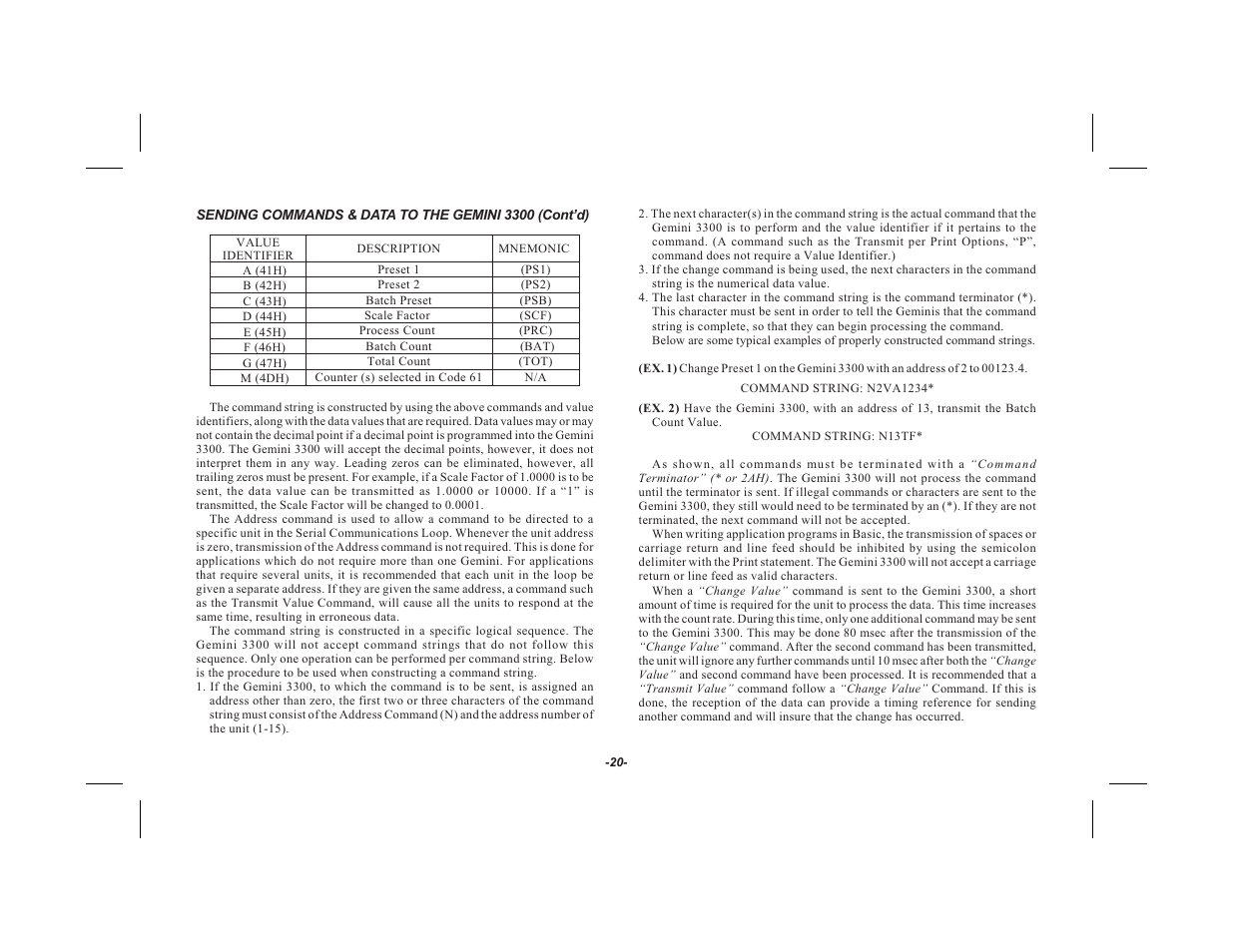 Red Lion GEMINI 33 User Manual | Page 22 / 52
