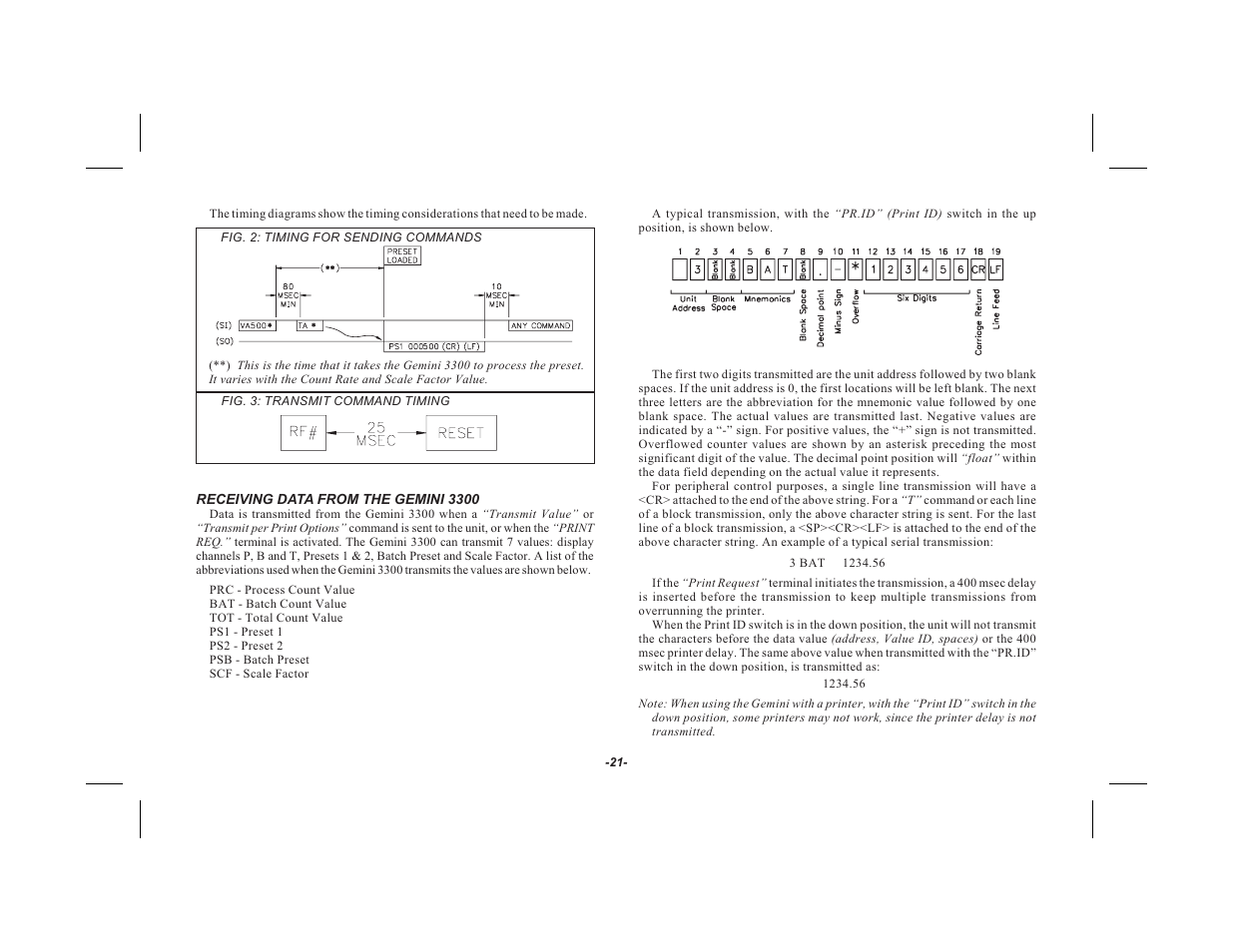 Red Lion GEMINI 33 User Manual | Page 23 / 52