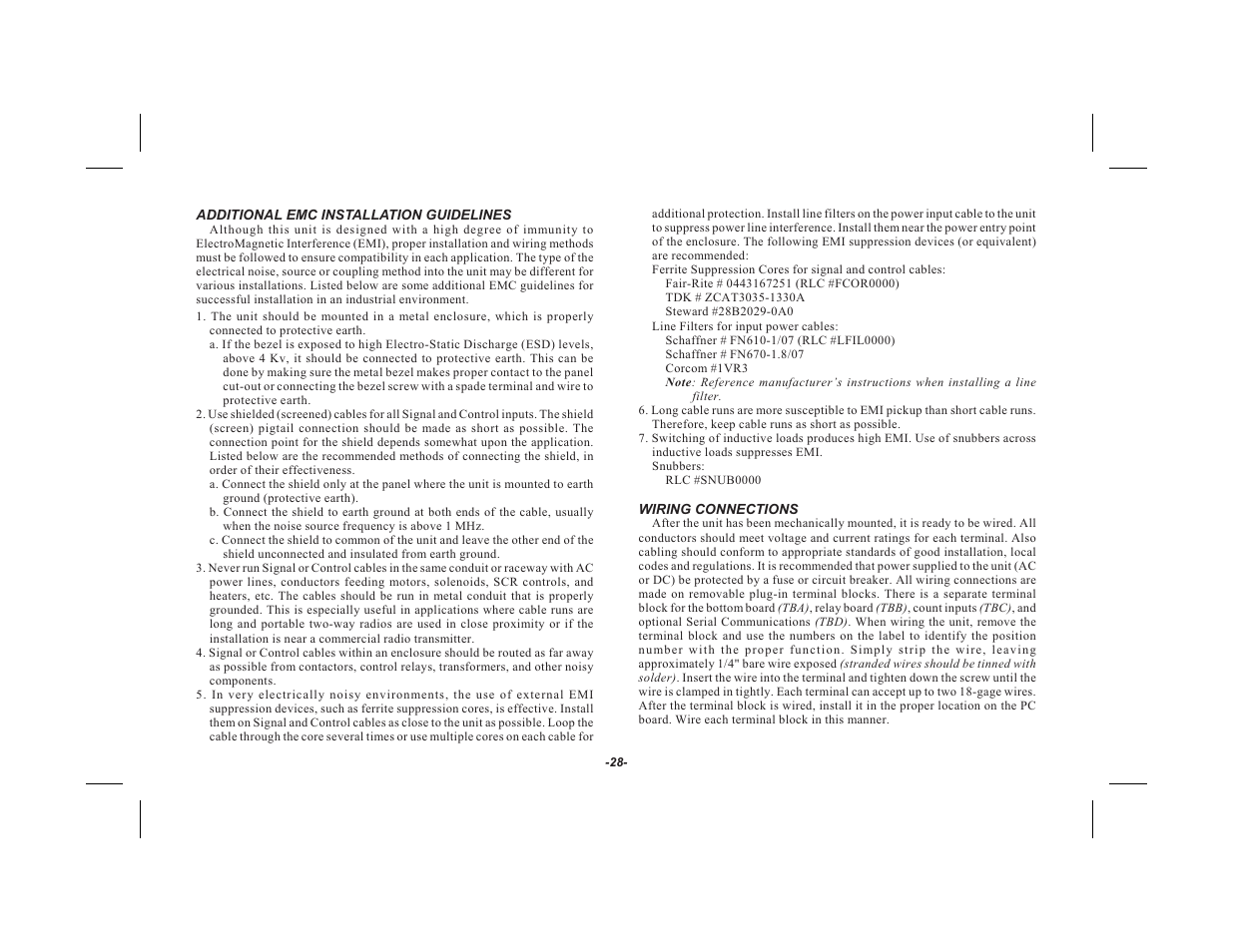 Red Lion GEMINI 33 User Manual | Page 30 / 52