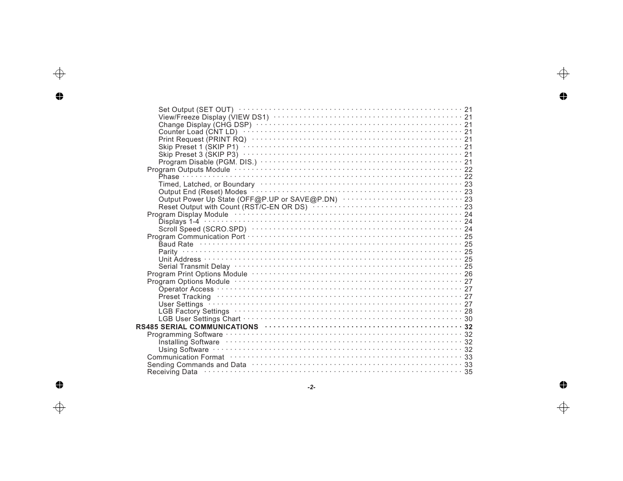 Red Lion LEGEND User Manual | Page 4 / 62