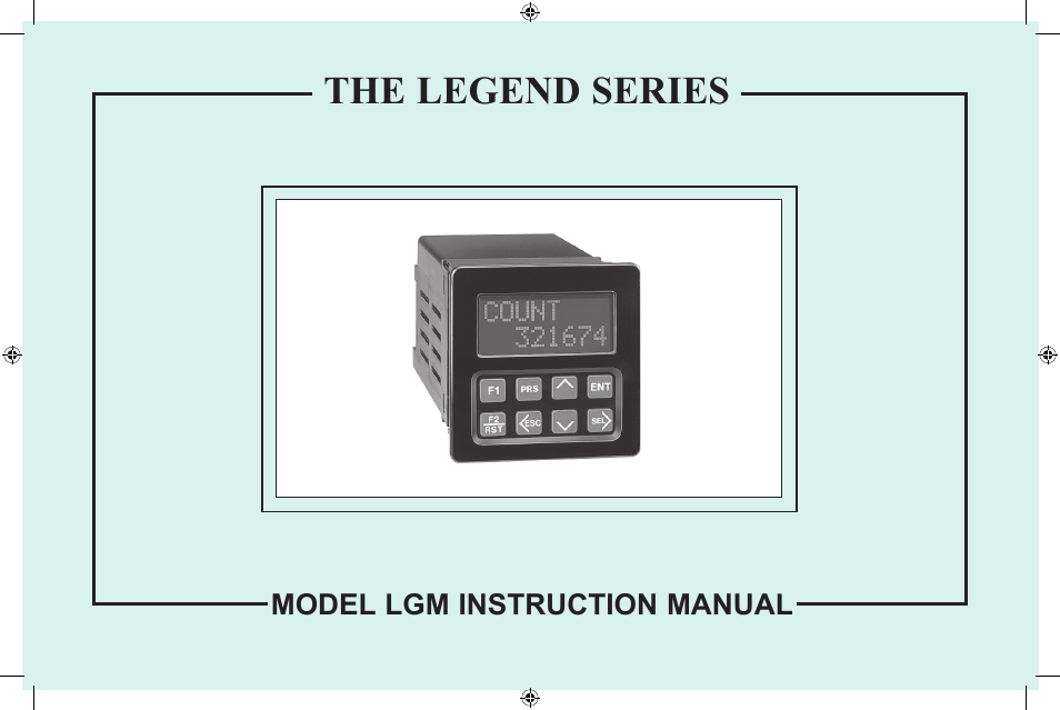 Red Lion LEGEND User Manual | 64 pages