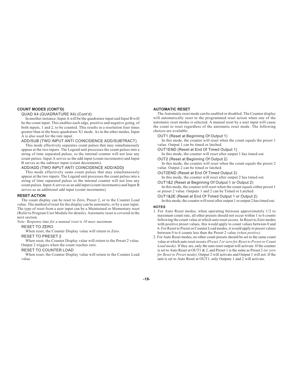 Red Lion LEGEND User Manual | Page 20 / 64