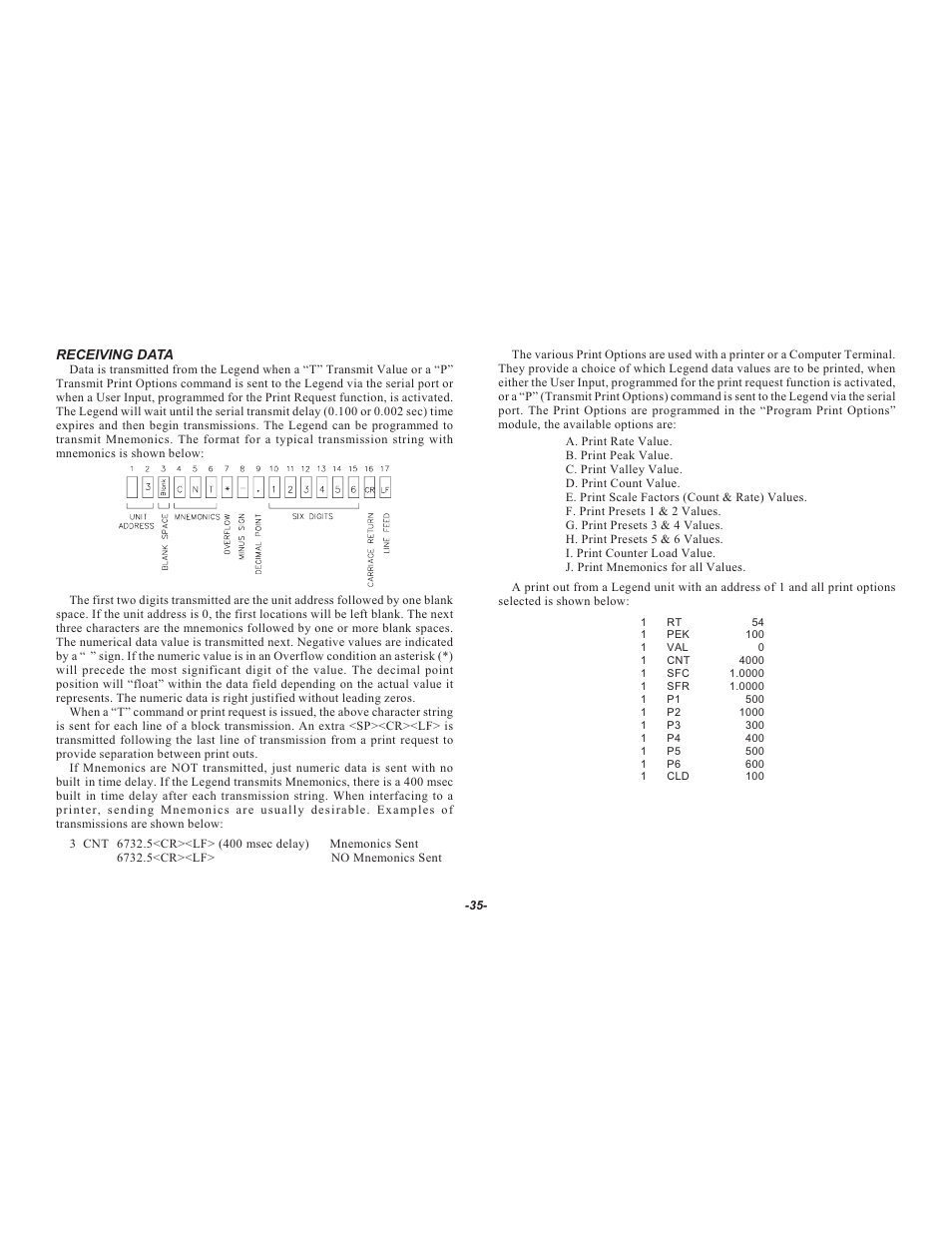 Red Lion LEGEND User Manual | Page 37 / 64