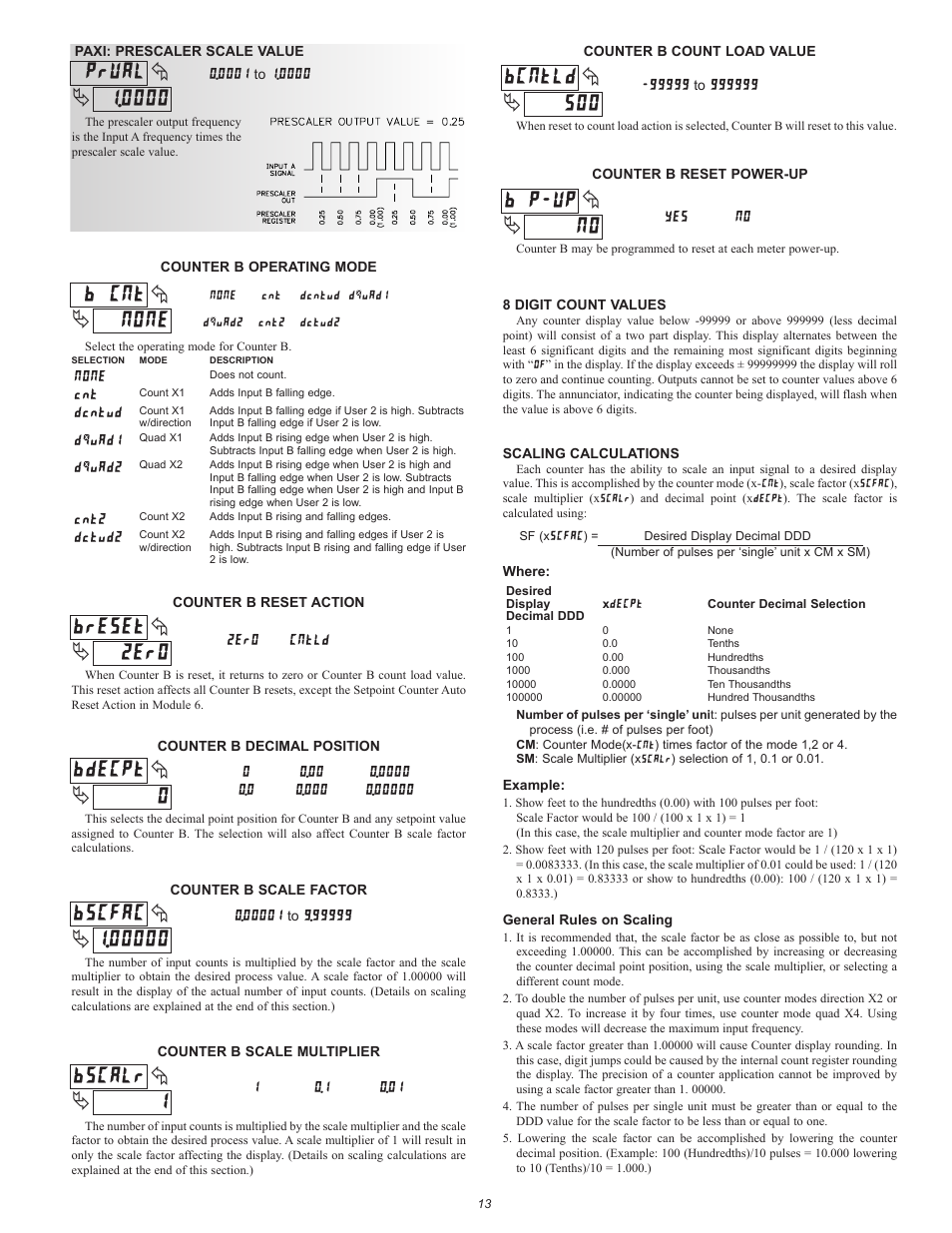 Red Lion PAXR User Manual | Page 13 / 32