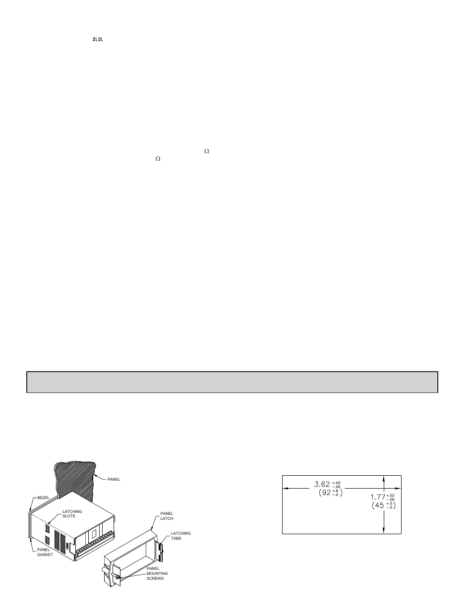 Nstalling, Eter, Installation | Installation environment | Red Lion PAXLCR User Manual | Page 2 / 12