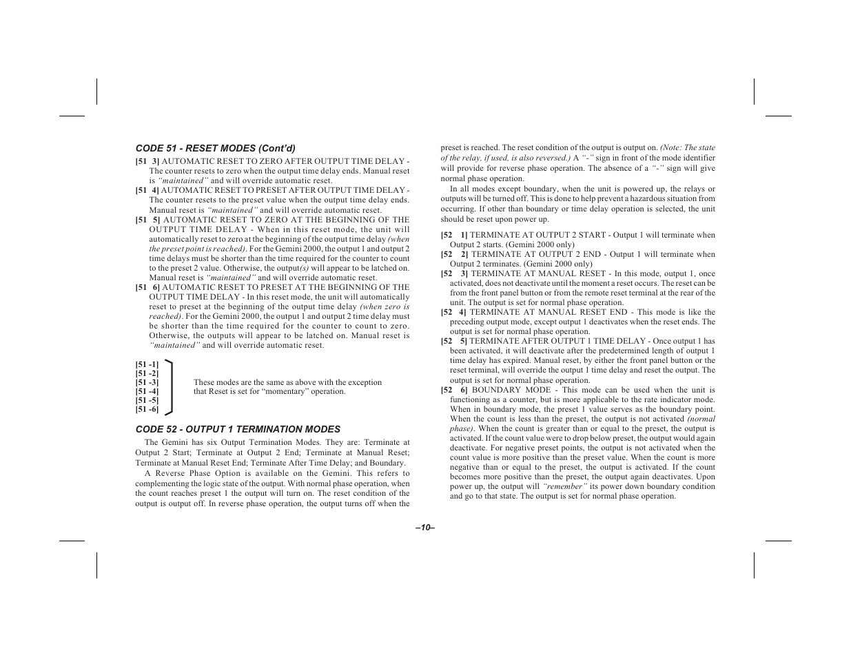 Red Lion GEMINI 2 User Manual | Page 12 / 60