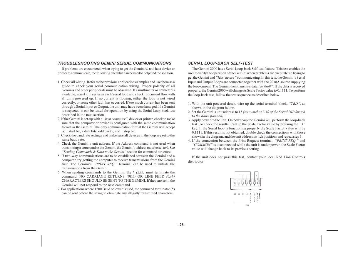 Red Lion GEMINI 2 User Manual | Page 30 / 60