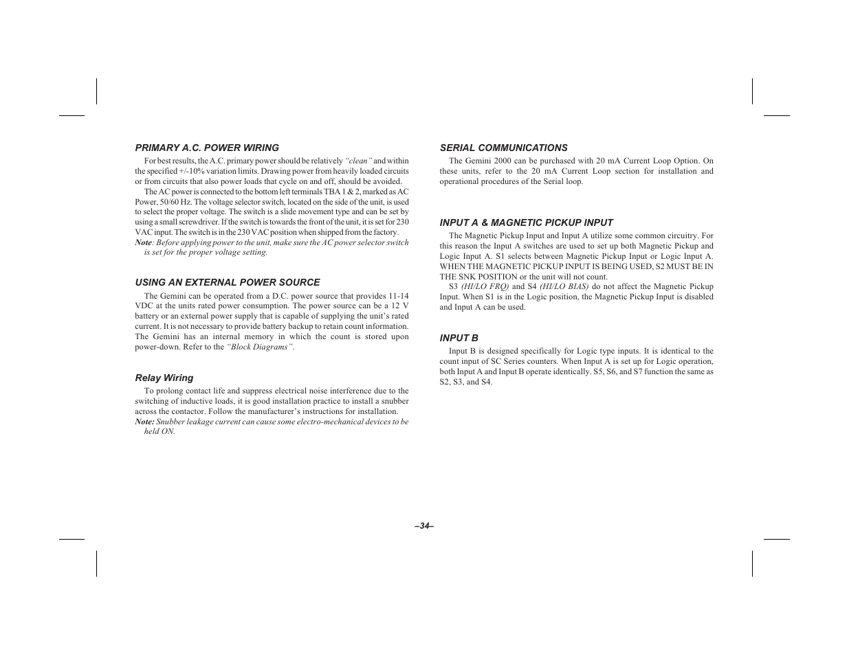 Red Lion GEMINI 2 User Manual | Page 36 / 60