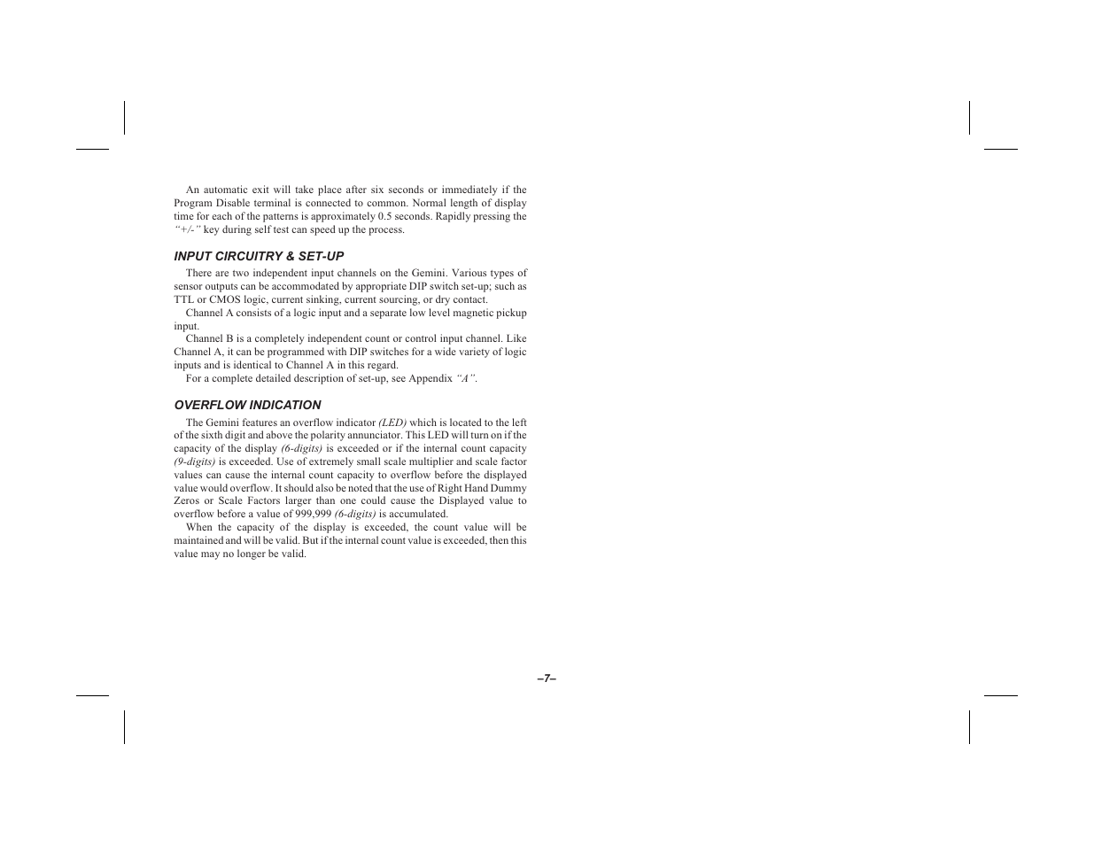 Red Lion GEMINI 2 User Manual | Page 9 / 60