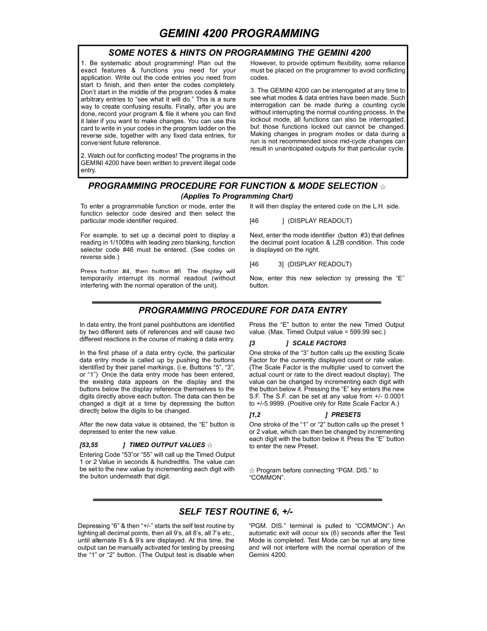 Red Lion GEMINI 42 User Manual | Page 12 / 12