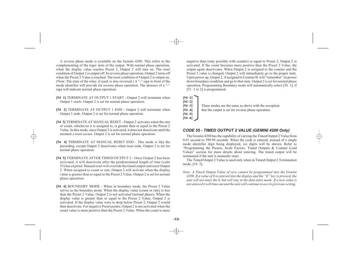 Red Lion GEMINI 42 User Manual | Page 15 / 74