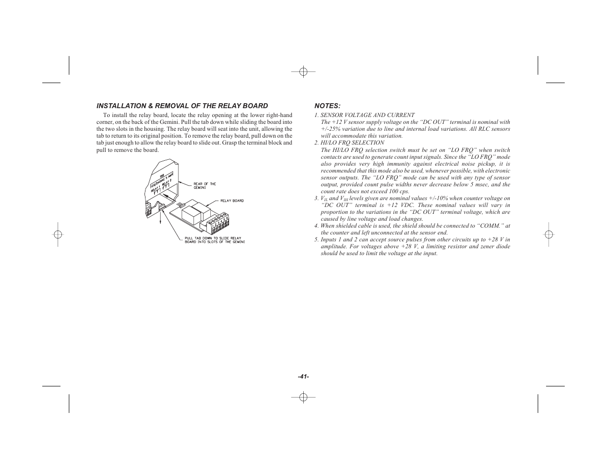 Red Lion GEMINI 42 User Manual | Page 43 / 74