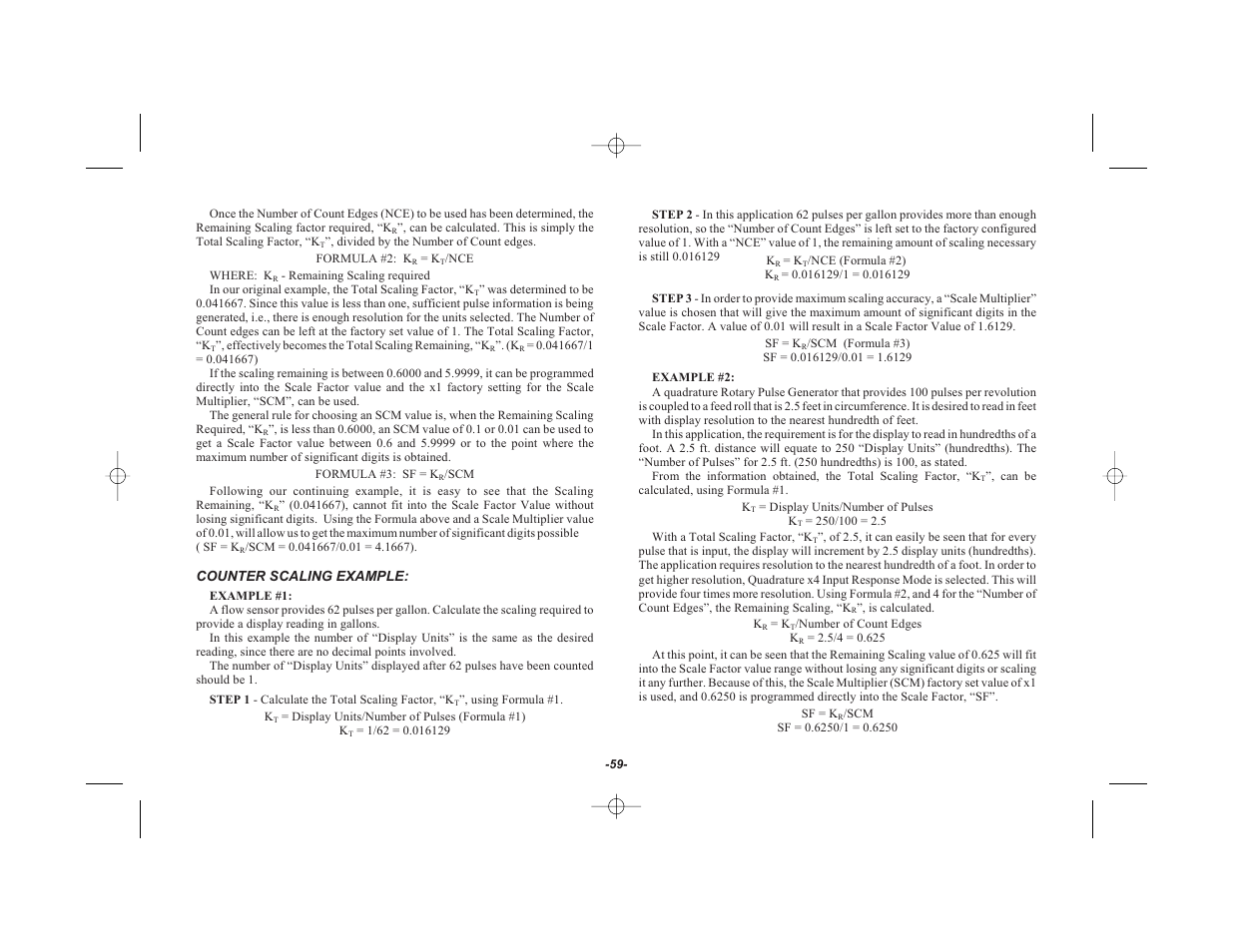 Red Lion GEMINI 42 User Manual | Page 61 / 74