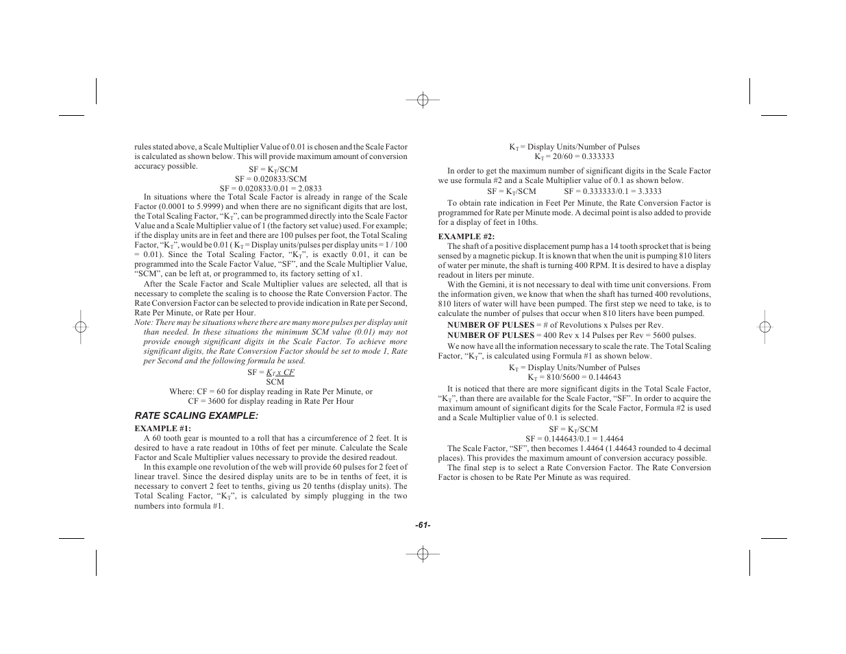 Red Lion GEMINI 42 User Manual | Page 63 / 74