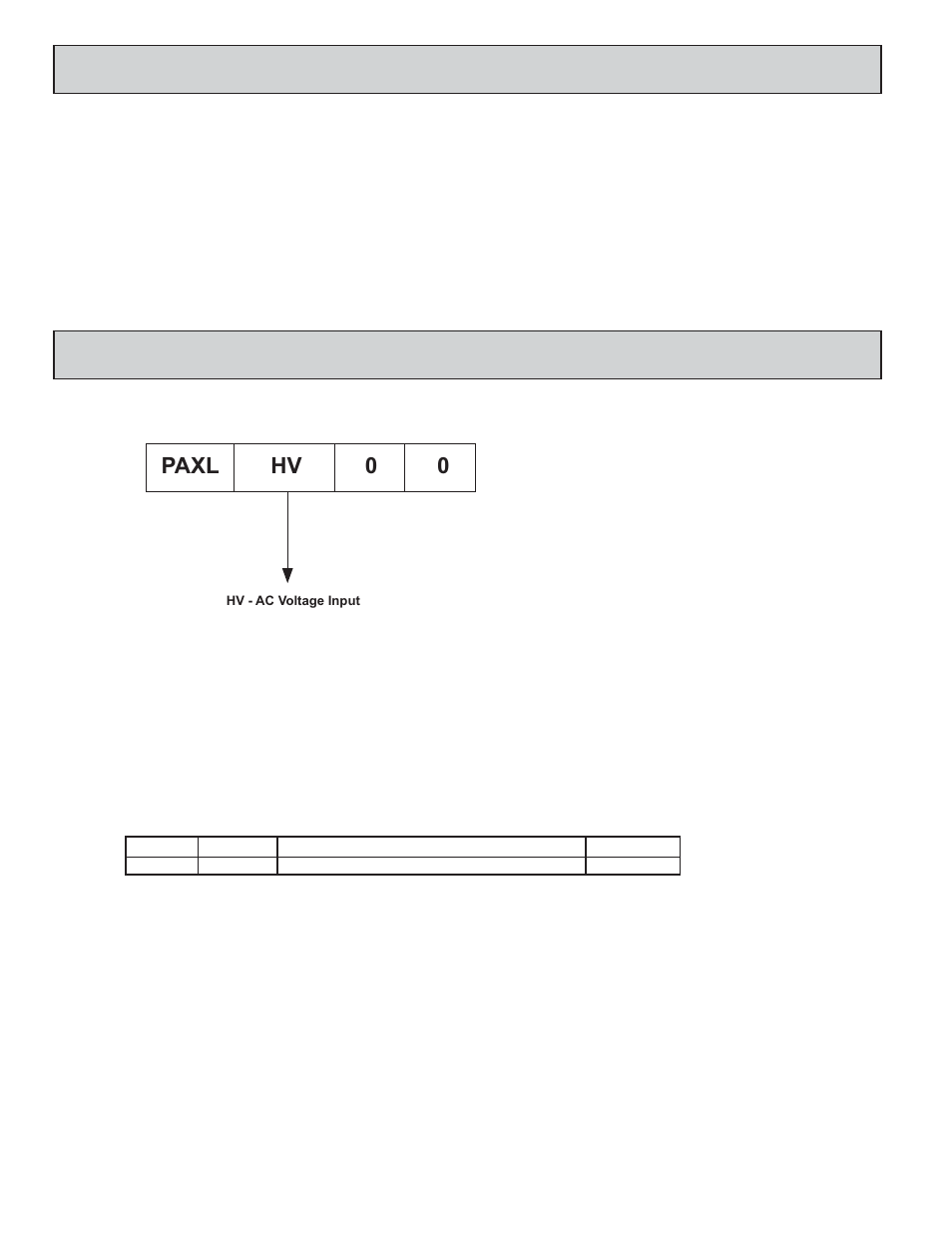 Able, Ontents, Rdering | Nformation | Red Lion PAXLHV User Manual | Page 2 / 8