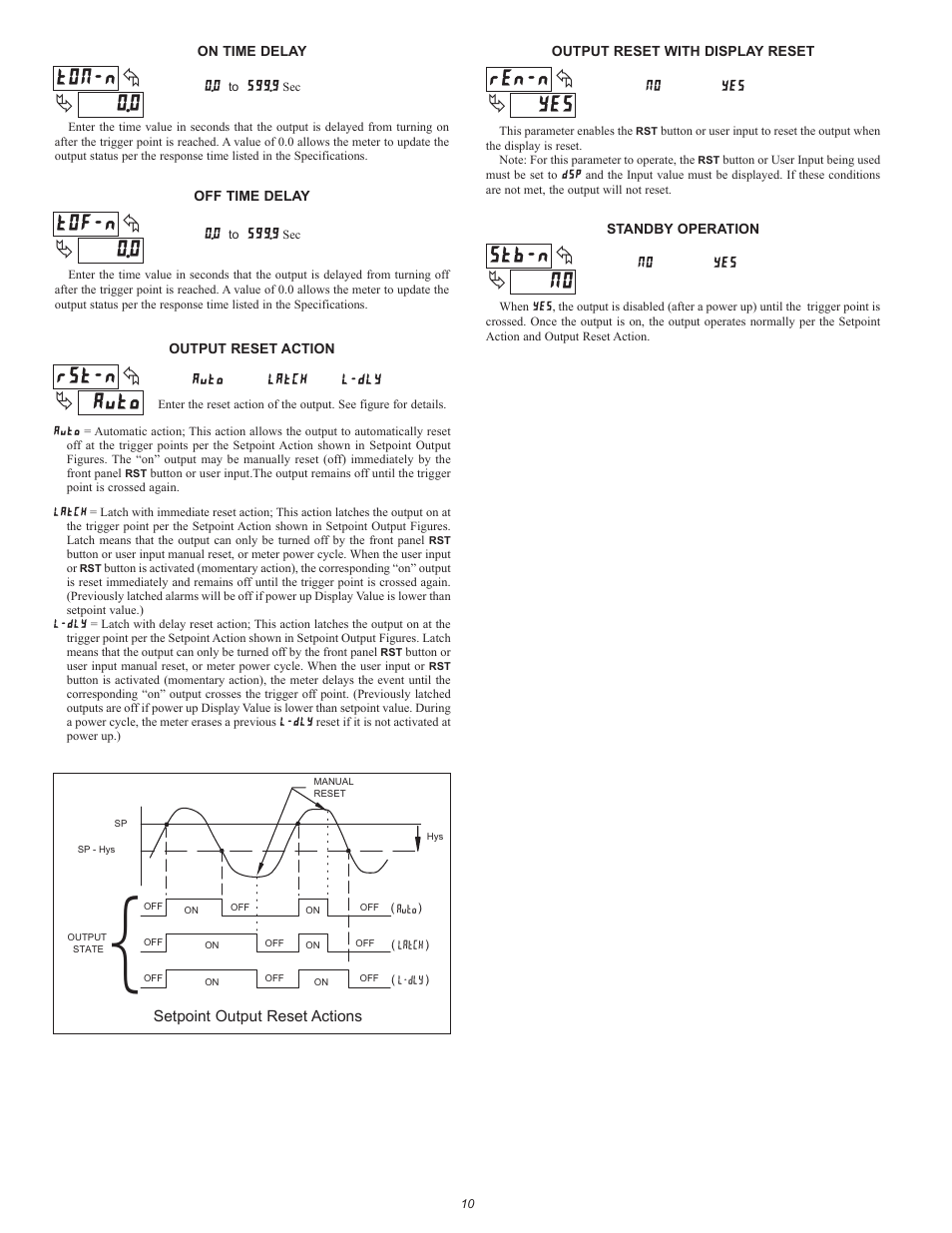 0 tof-n, Auto rst-n, Yes ren-n | No stb-n, 0 ton-n | Red Lion PAXLA User Manual | Page 10 / 12