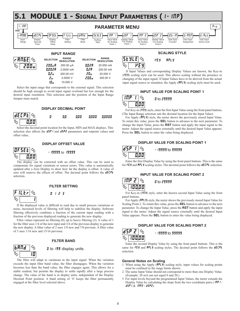 00 dsp 2, Key style, 00 inp 1 | 00 dsp 1, 00 inp 2, 1 module 1 - s, 200v ran6e, 00 decpt, 00 ofset, 1filtr | Red Lion PAXLA User Manual | Page 6 / 12