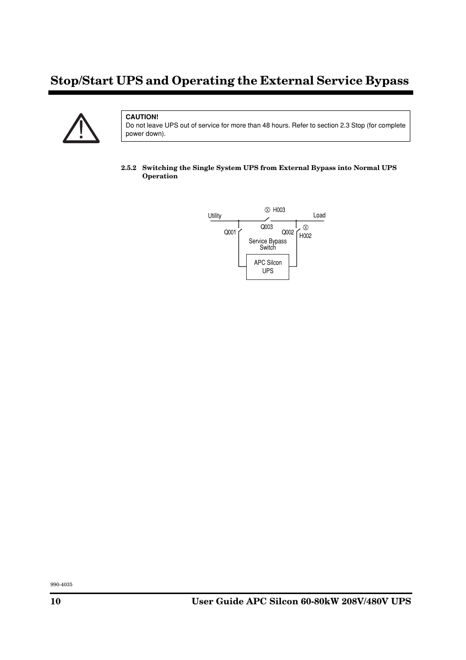 American Power Conversion 60-80kW 208/480V User Manual | Page 10 / 34