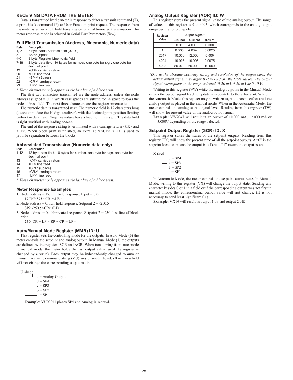 Red Lion PAX2S User Manual | Page 26 / 36