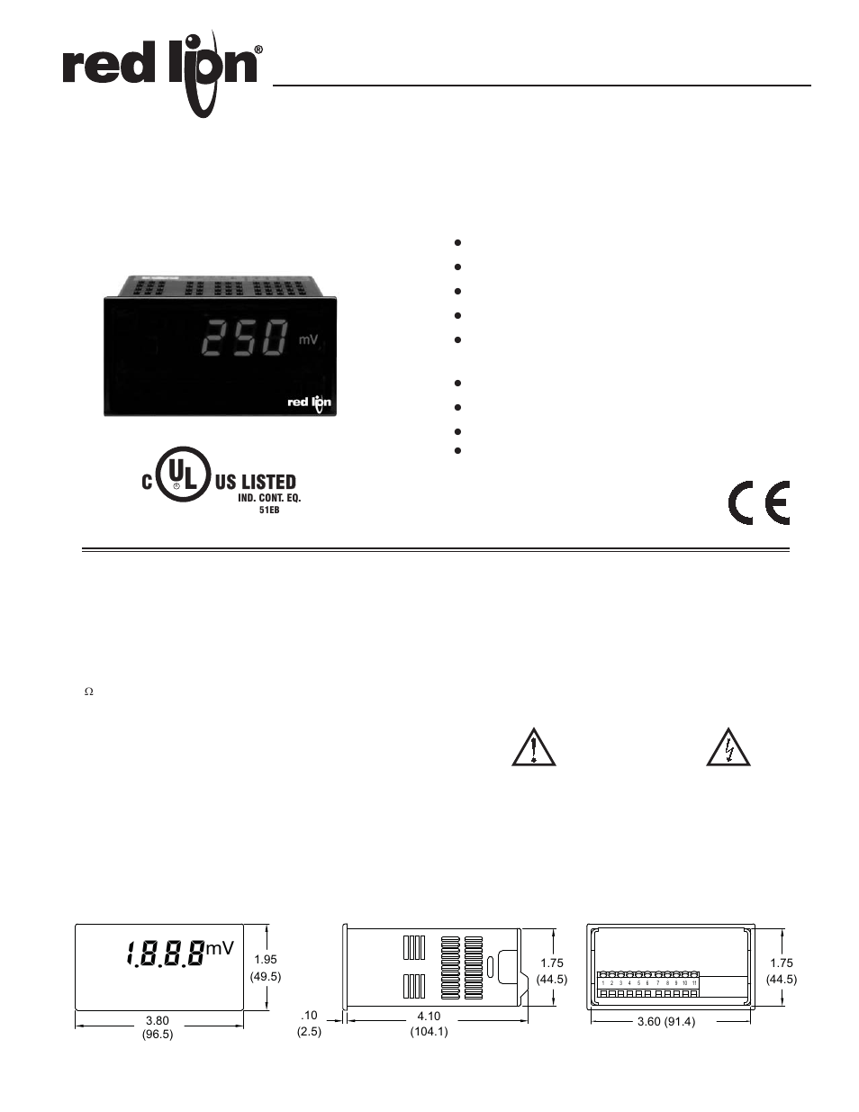 Red Lion PAXLSG User Manual | 8 pages