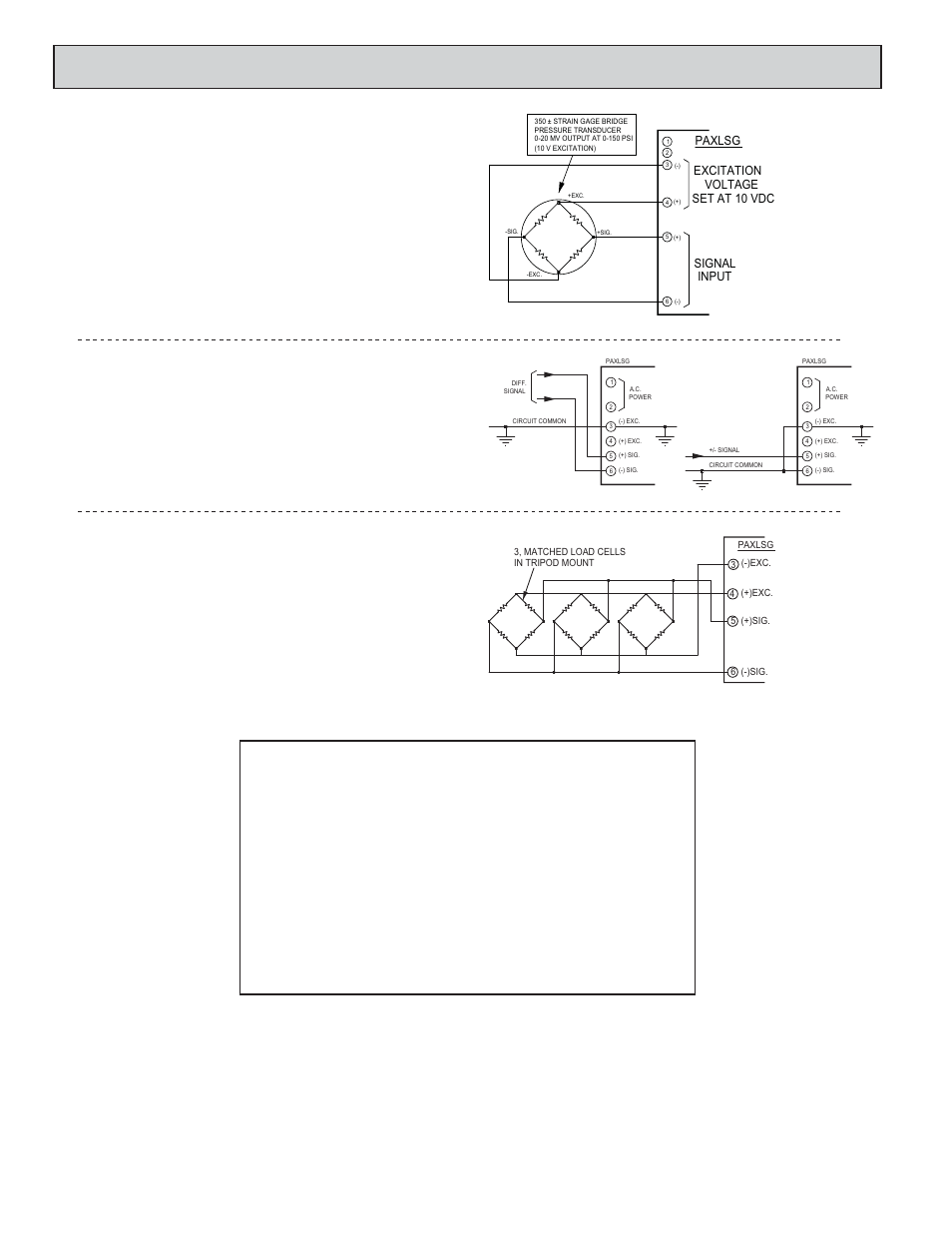 Pplications, Example #1 pressure readout & system calibration, Example #2 the model paxlsg as a millivolt meter | Limited warranty | Red Lion PAXLSG User Manual | Page 8 / 8