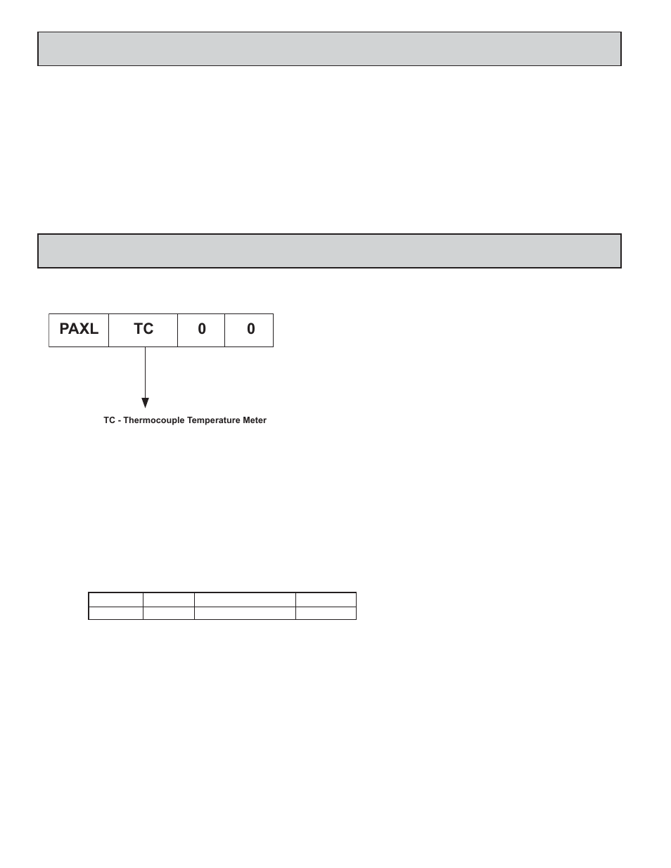 Rdering, Nformation, Able | Ontents | Red Lion PAXLTC User Manual | Page 2 / 8