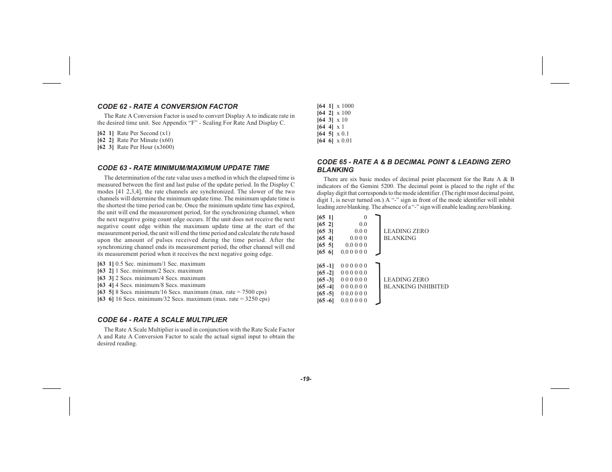 Red Lion GEMINI 52 User Manual | Page 21 / 64