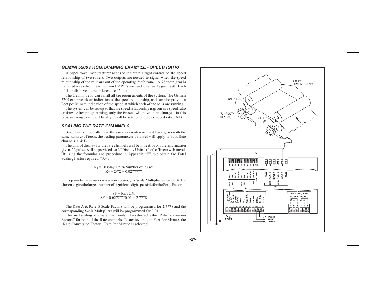 Red Lion GEMINI 52 User Manual | Page 23 / 64