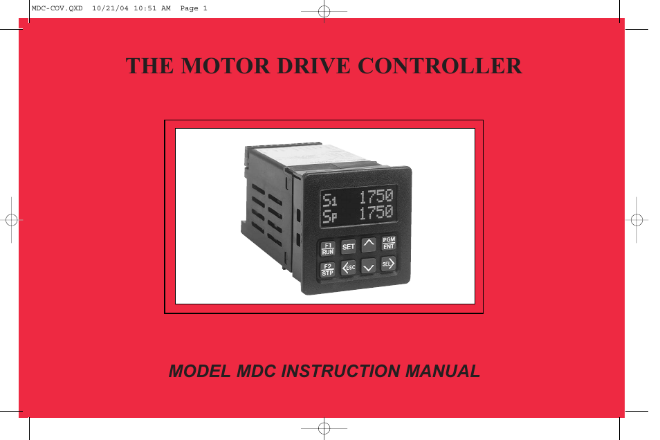 Red Lion MDC User Manual | 51 pages