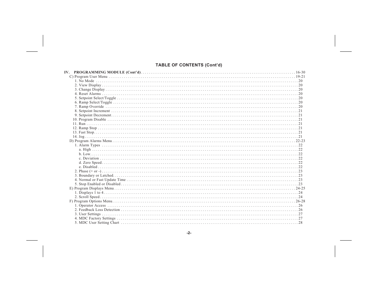 Red Lion MDC User Manual | Page 4 / 51