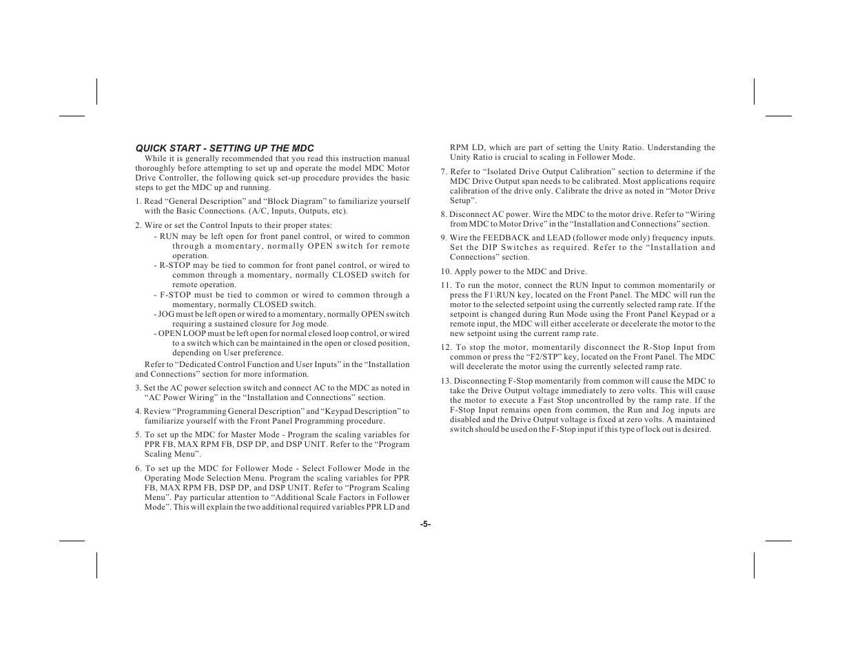 Red Lion MDC User Manual | Page 7 / 51
