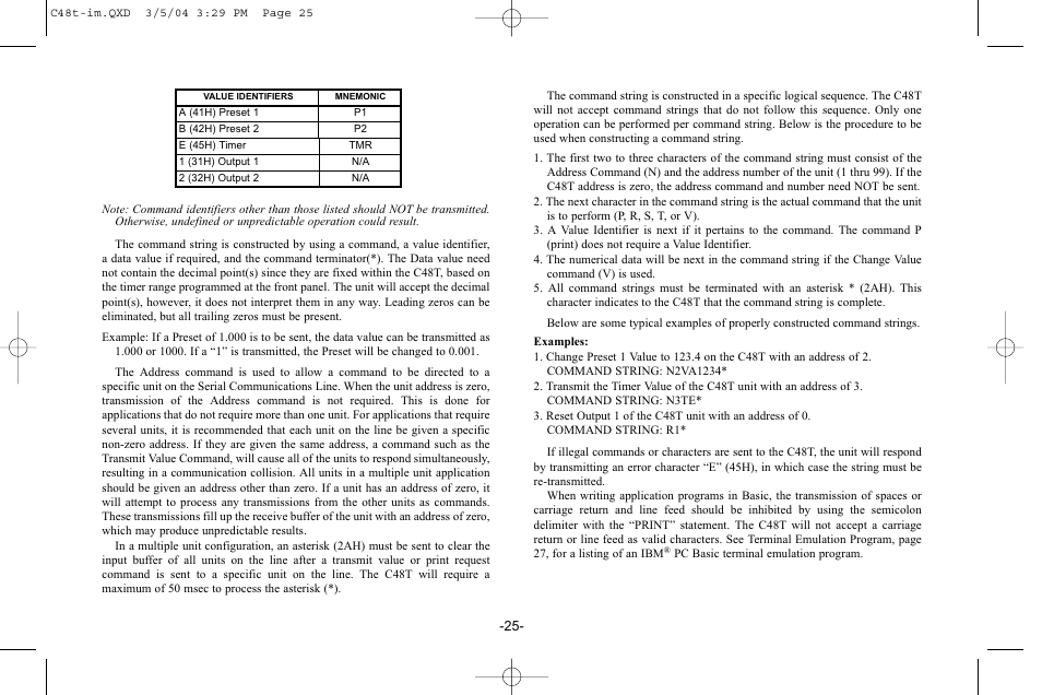 Red Lion C48T User Manual | Page 31 / 44