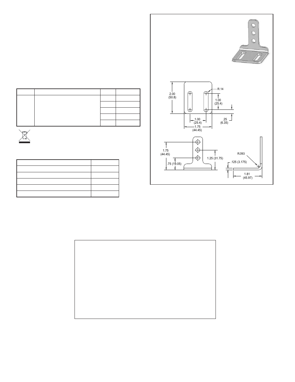 Ordering information, Dimensions in inches (mm) mounting bracket, Accessories | Environmental specifications, Limited warranty | Red Lion ZMD - MINIATURE QUAD User Manual | Page 2 / 2