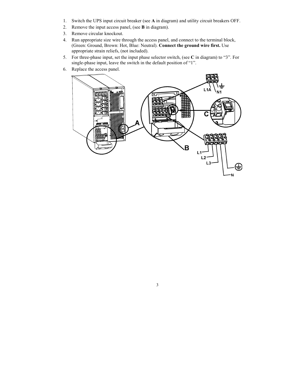 American Power Conversion 8000 VA User Manual | Page 5 / 21