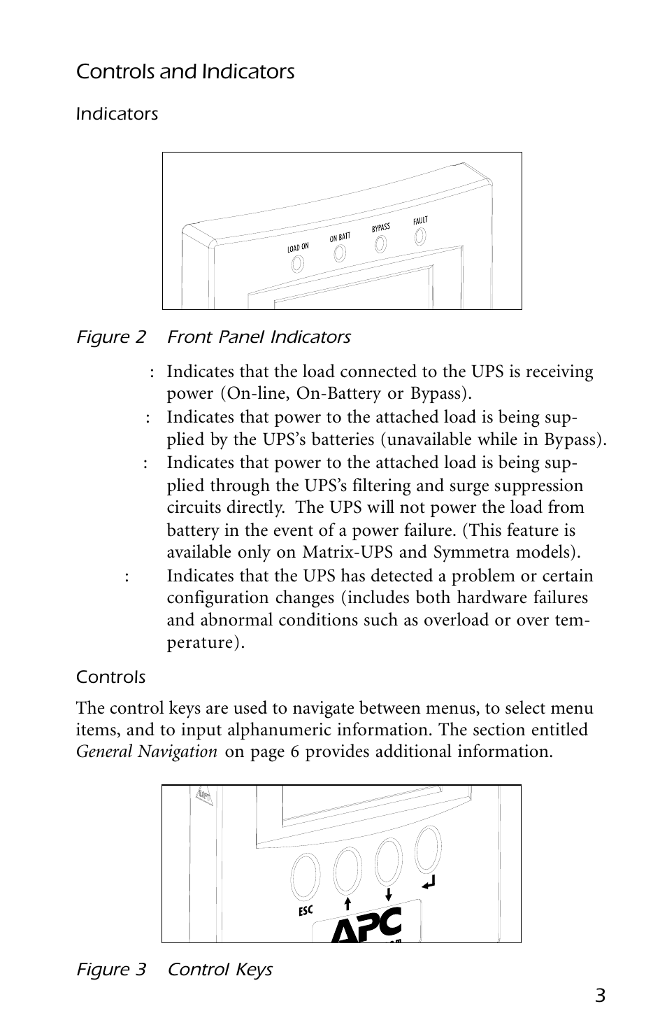 Controls and indicators | American Power Conversion AP9215 User Manual | Page 5 / 20