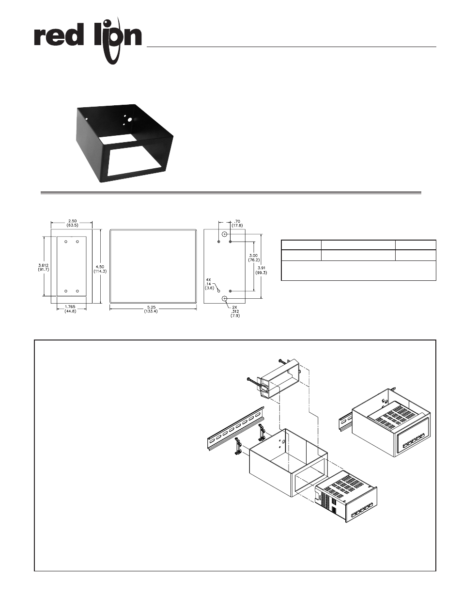 Red Lion BMK9 User Manual | 1 page