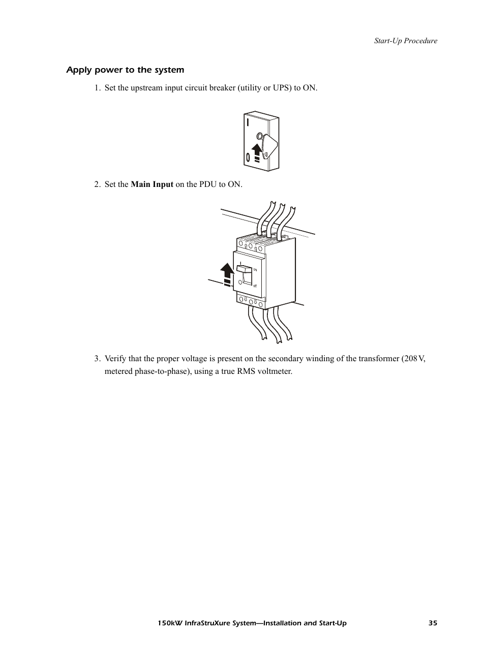 Apply power to the system | American Power Conversion PDU User Manual | Page 43 / 54