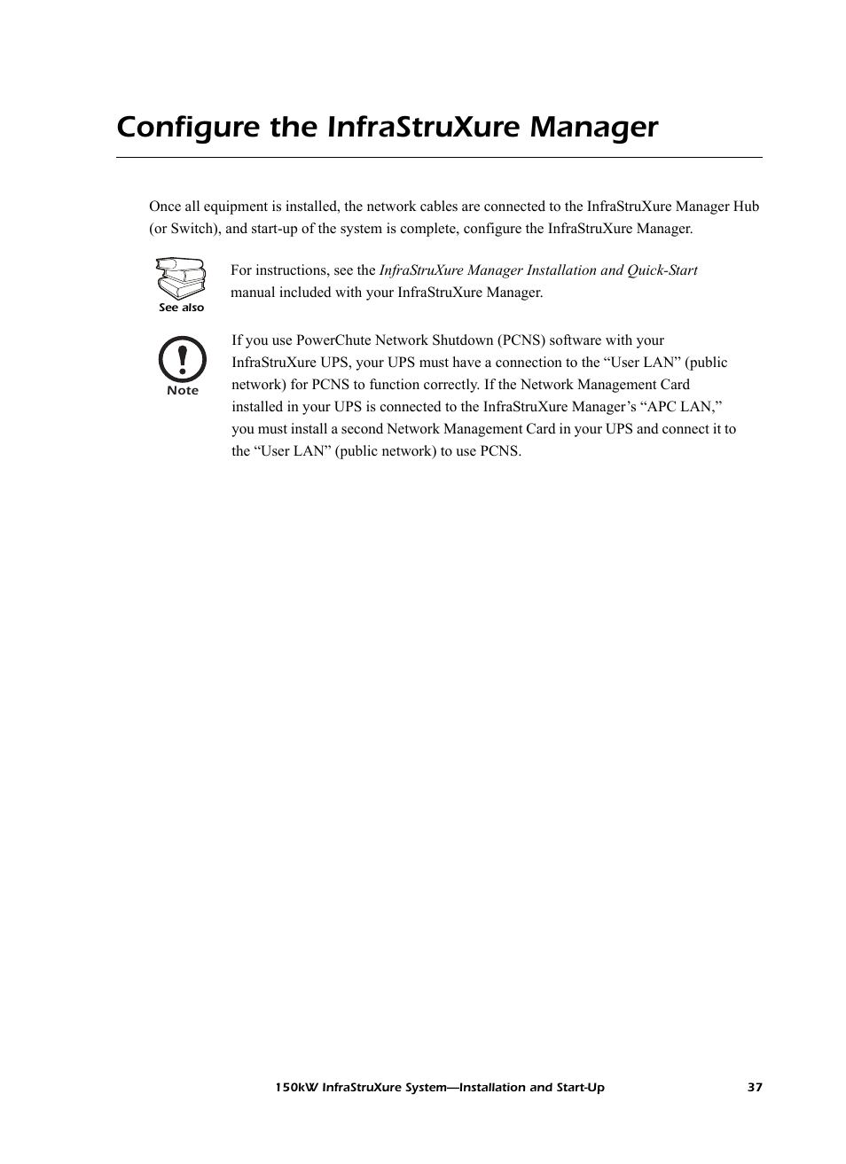 Configure the infrastruxure manager | American Power Conversion PDU User Manual | Page 45 / 54
