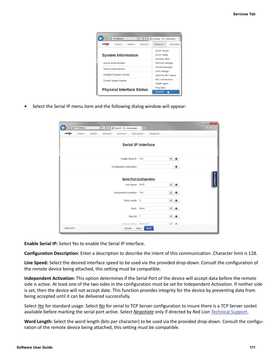 Red Lion IndustrialPr 6000 Router User Manual | Page 111 / 186