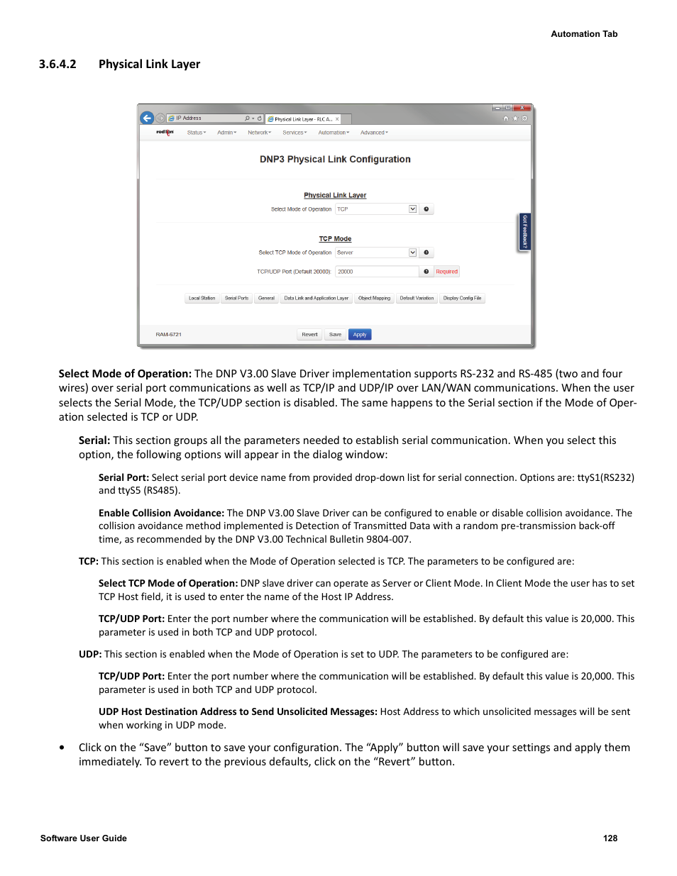 2 physical link layer | Red Lion IndustrialPr 6000 Router User Manual | Page 128 / 186