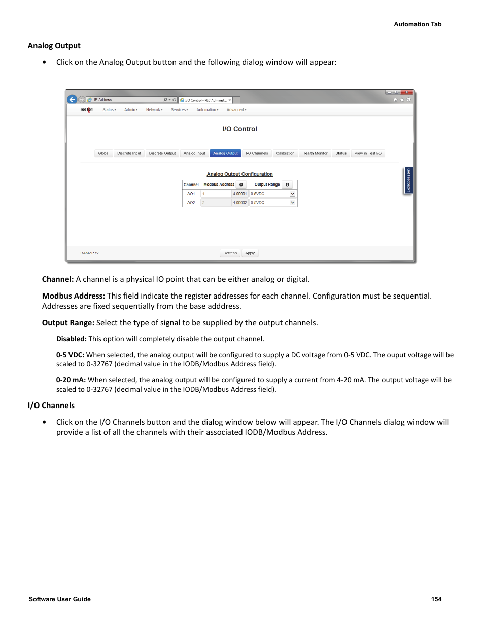 Red Lion IndustrialPr 6000 Router User Manual | Page 154 / 186