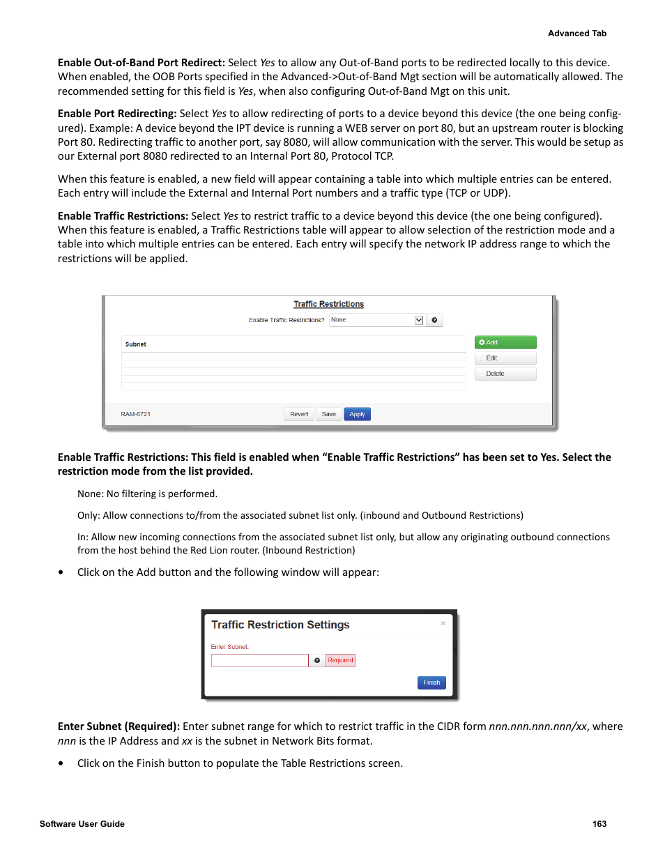 Red Lion IndustrialPr 6000 Router User Manual | Page 163 / 186