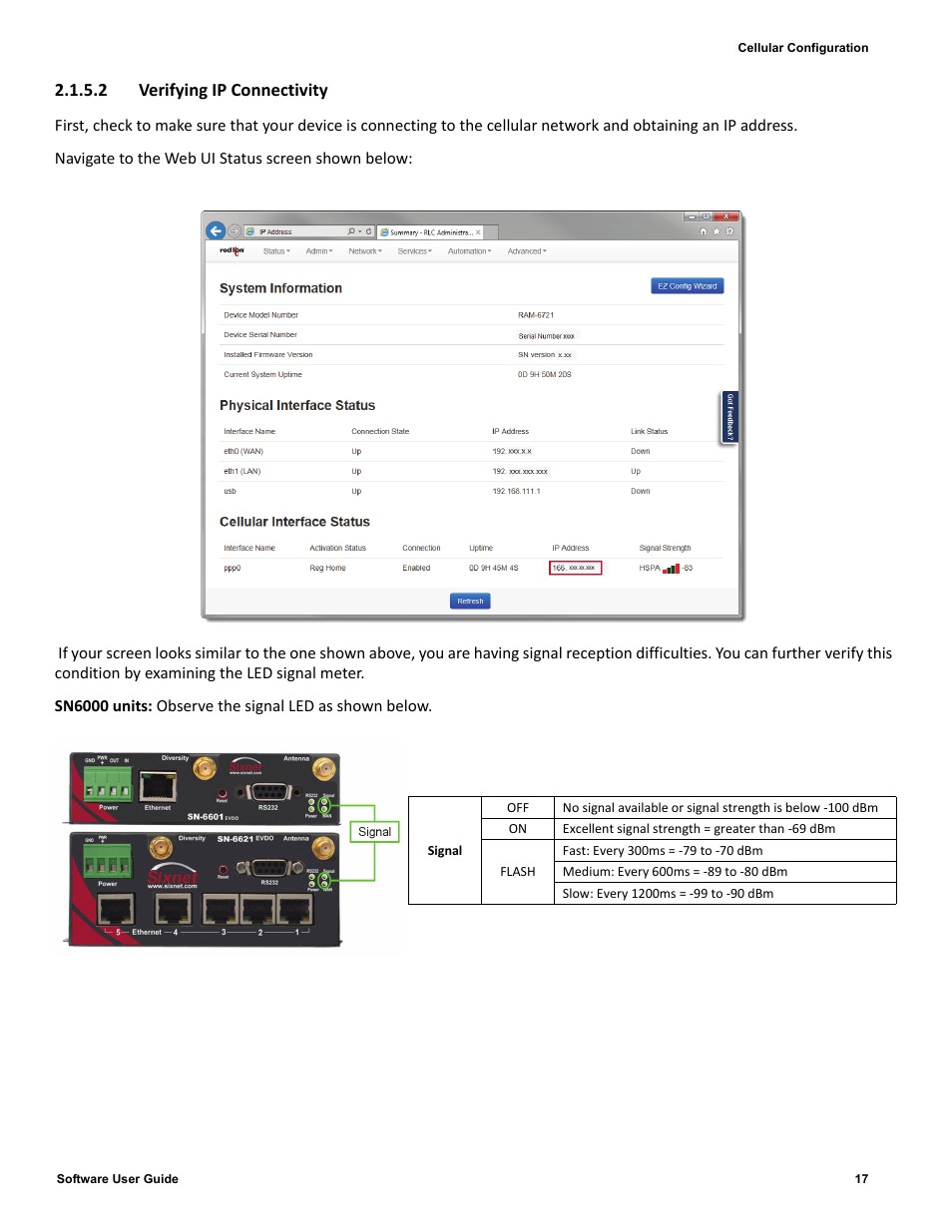 2 verifying ip connectivity | Red Lion IndustrialPr 6000 Router User Manual | Page 17 / 186