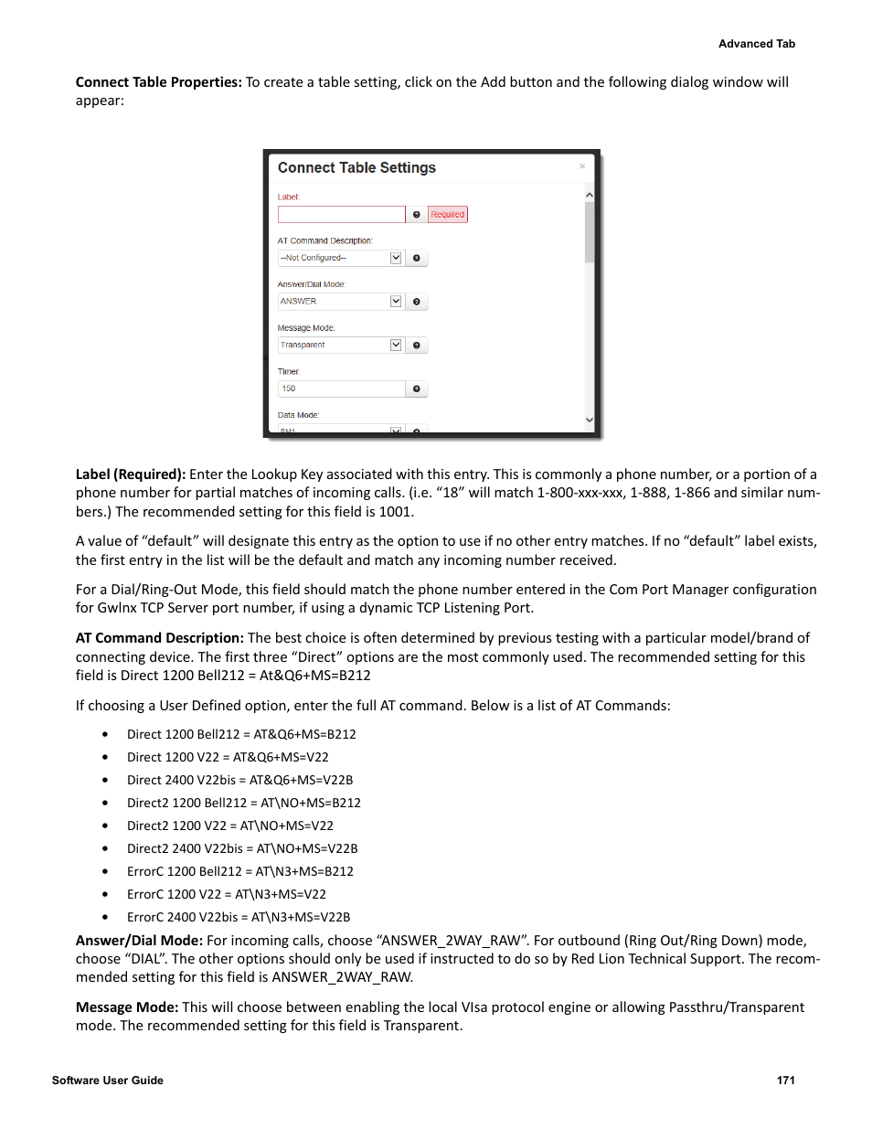 Red Lion IndustrialPr 6000 Router User Manual | Page 171 / 186