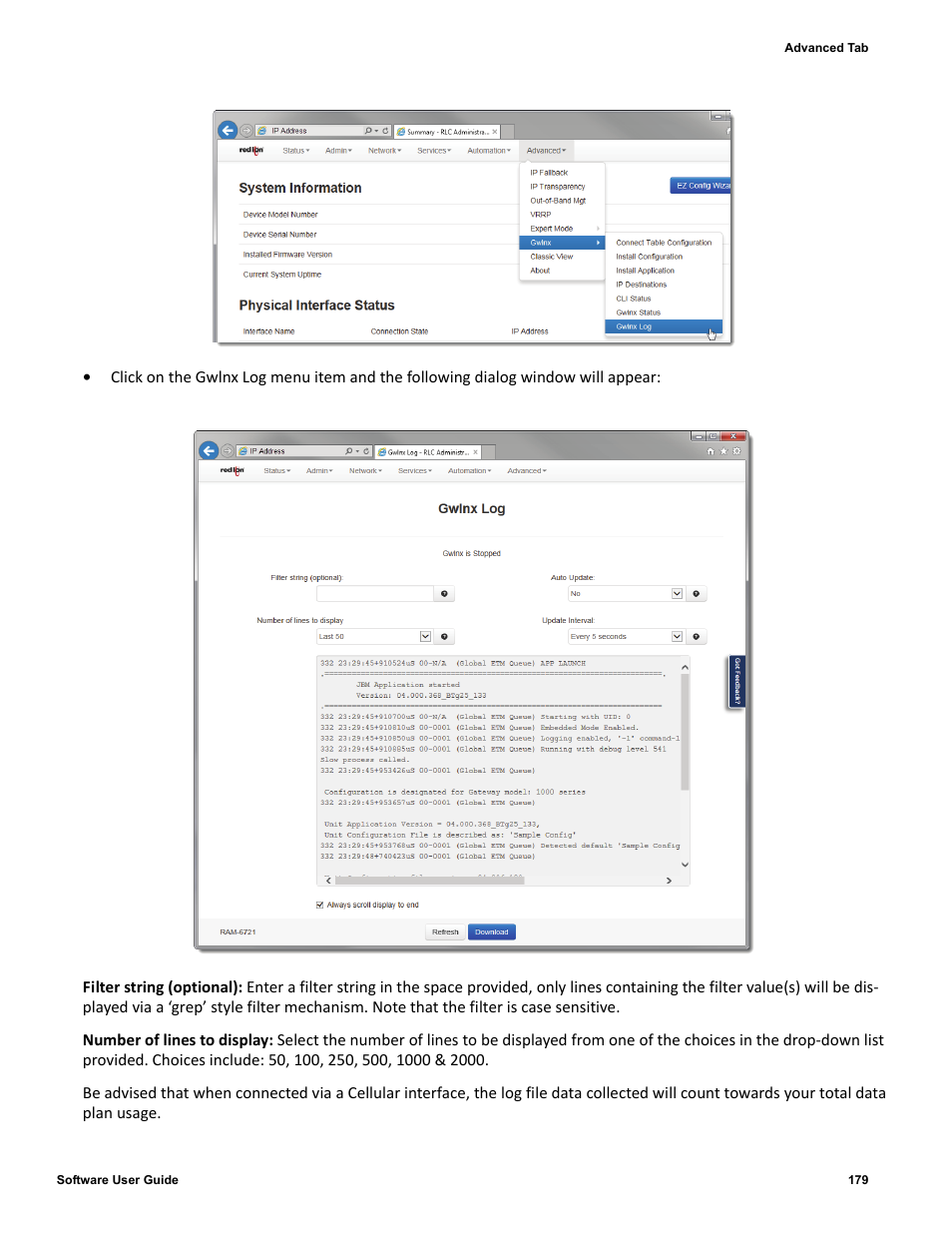 Red Lion IndustrialPr 6000 Router User Manual | Page 179 / 186